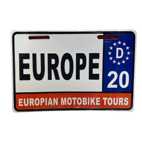 پلاک-موتورسیکلت-مدل-اروپا