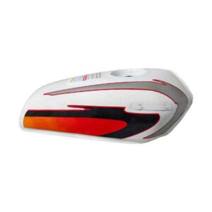 باک موتور هوندا انژکتور 6 پیچ بیضی یسون سفید 81 اکسایتر دور قرمز درب تخت تیزرو یدک پارت - Image 1