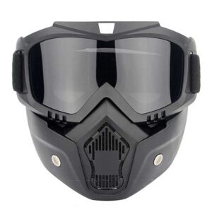 عینک و فیس ماسک موتورسیکلت - Image 1